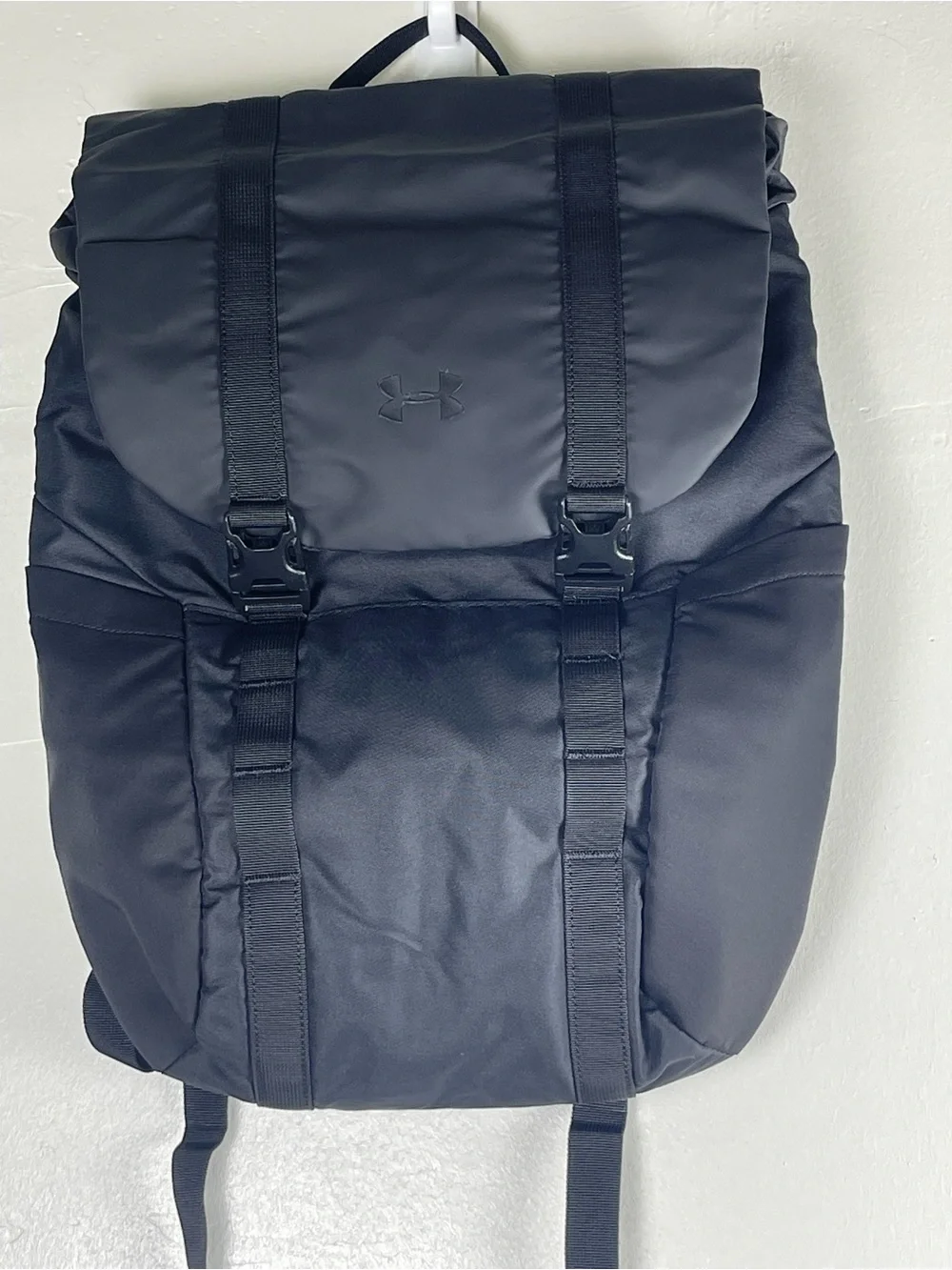 Under Armour Black Rolltop Buckle Backpack